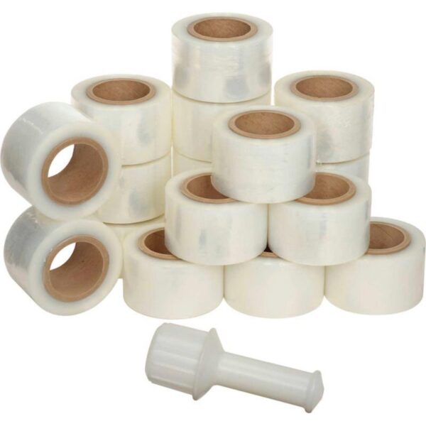 Clear Banding Stretch Film 3" x 1,000 Feet 45 Gauge