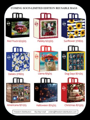 Reusable shopping bags